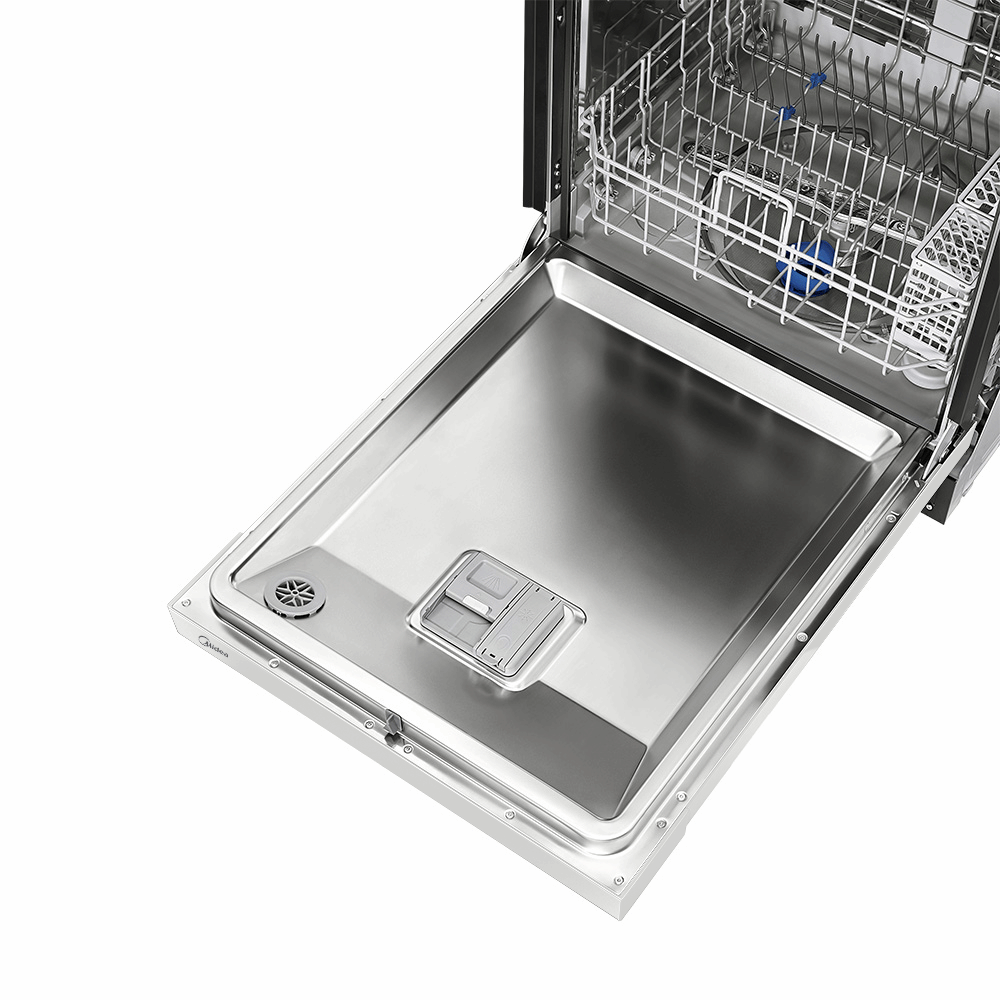 24" Front Control Dishwasher with Stainless Steel Tub and Interior LED Light MDF24P2BWW
