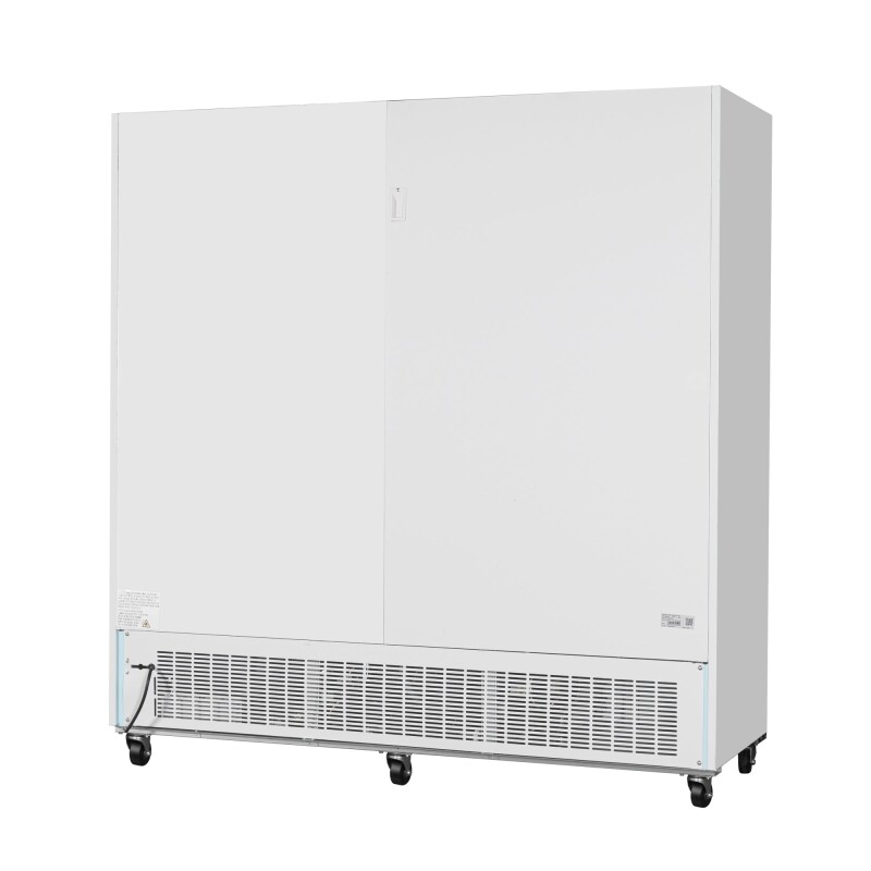 80 in. 3-Door Commercial Display Merchandiser Freezer 52 cu. ft. in White MDF3GD52CWH