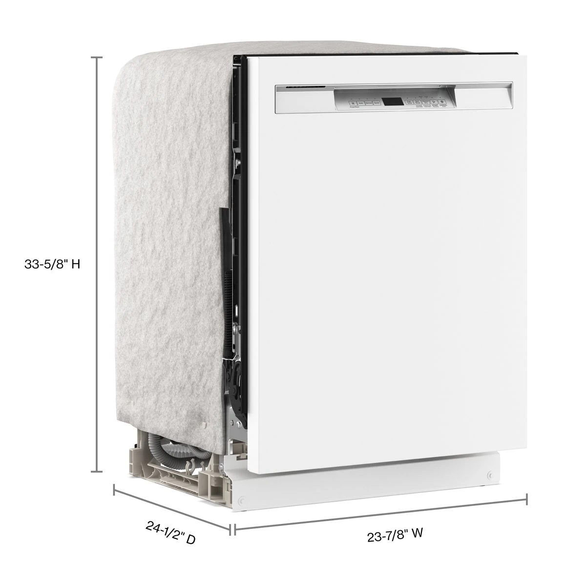 Front Control Dishwasher with PowerBlast® cycle and Heated Dry view 3