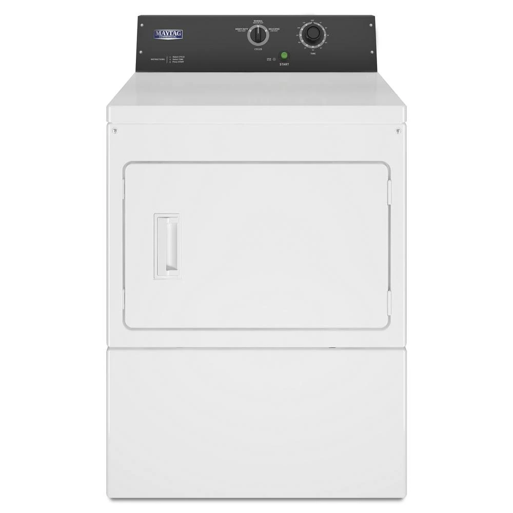 COMMERCIAL GAS DRYER, CARD READER READY OR NON-VEND MDG20MNTKW