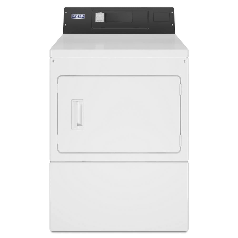 Commercial Gas Dryer, Card Reader Ready or Non-Vend MDG20PRFWW