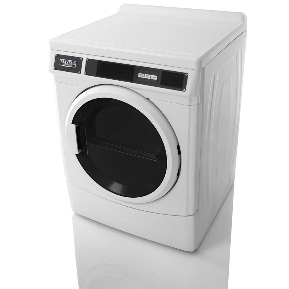 COMMERCIAL GAS DRYER, CARD READER READY OR NON-VEND MDG28PRTKW