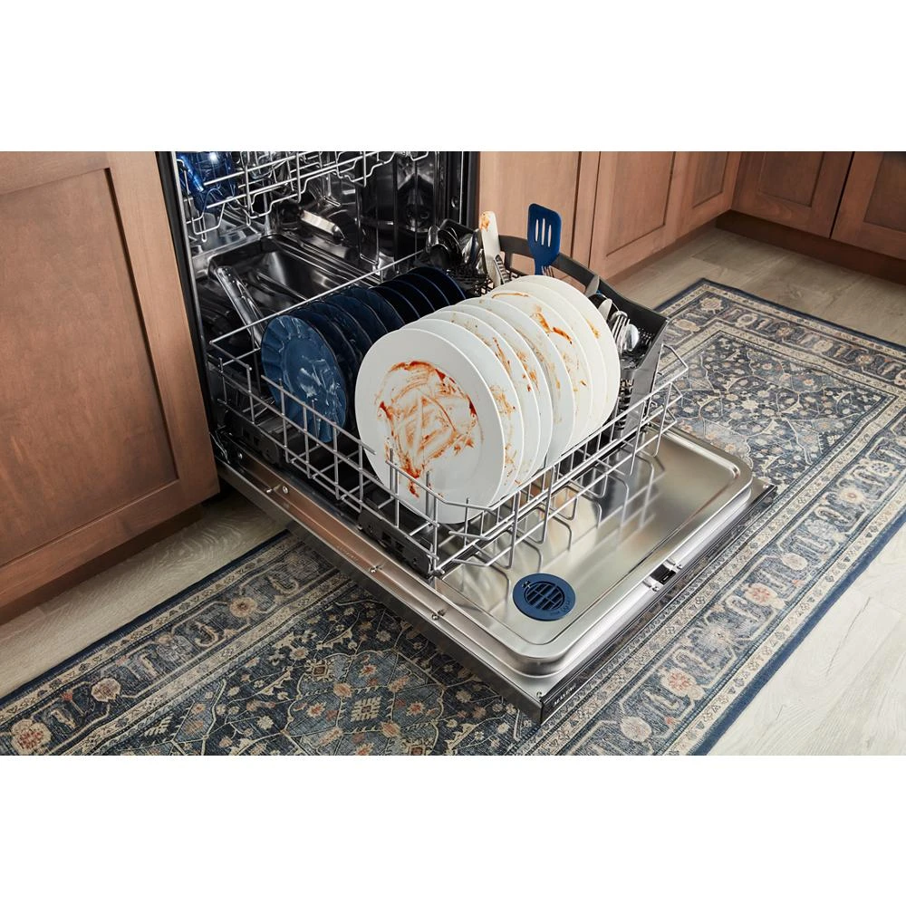 24 Inch Built-In Dishwasher With Power Dry, Sanitize Cycle, And Pocket Handle view 3