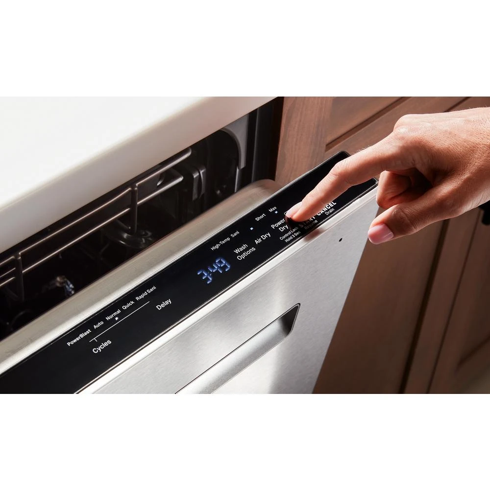 24 Inch Built-In Dishwasher With Power Dry, Sanitize Cycle, And Pocket Handle view 16