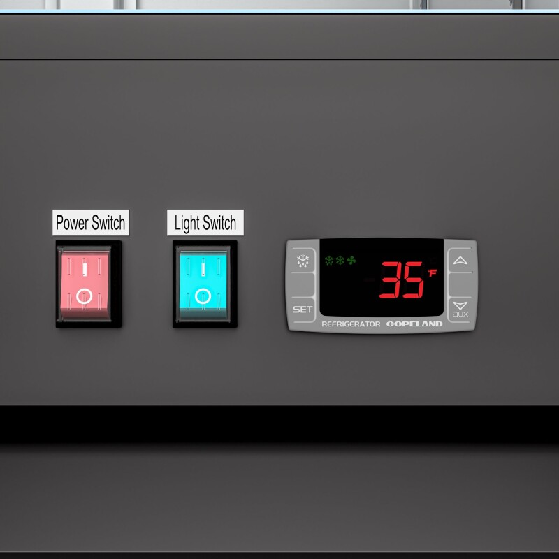 28 in. One-Door Merchandiser Refrigerator - 23 Cu Ft MDR1GD23C, product image 14 of 14