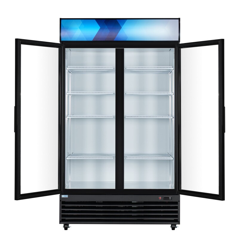 45 in. Two Glass Door Merchandiser Refrigerator - 35 Cu. Ft MDR2GD35C, product image 6 of 13