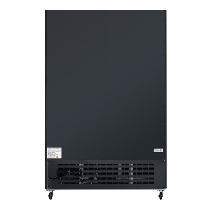 53 in. Commercial Merchandiser Refrigerator with Two Swinging Glass Doors,45 cu. ft. and LED Lighting in Black MDR2GD45C, product image 13 of 13