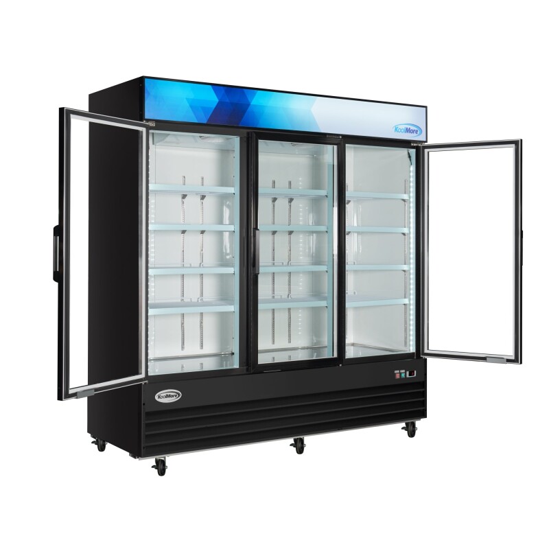 78 in. Three-Door Merchandiser Refrigerator - 53 Cu Ft MDR3GD, product image 7 of 12