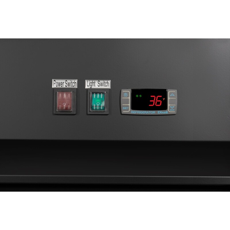 78 in. Three-Door Merchandiser Refrigerator - 53 Cu Ft MDR3GD, product image 11 of 12