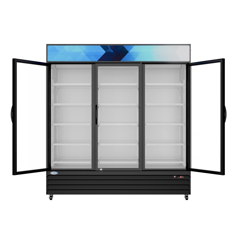 71 in. Three-Door Merchandiser Refrigerator - 56 Cu. Ft MDR3GD63C, product image 8 of 28