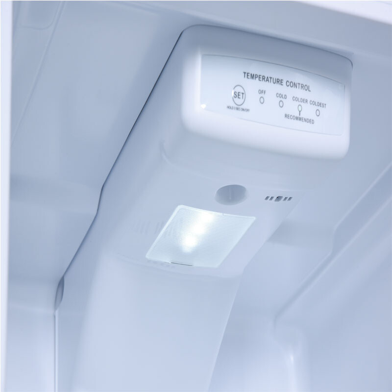 Conserv 10cf Top Freezer Refrigerator 24in Frost Free E-Star Quiet 43dB 110V SS MDRF1010ESE