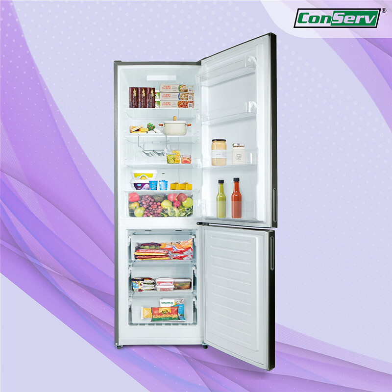 Conserv 11cf Bottom Freezer Refrigerator 24in w/ WINE RACK 110V MDRF359WE