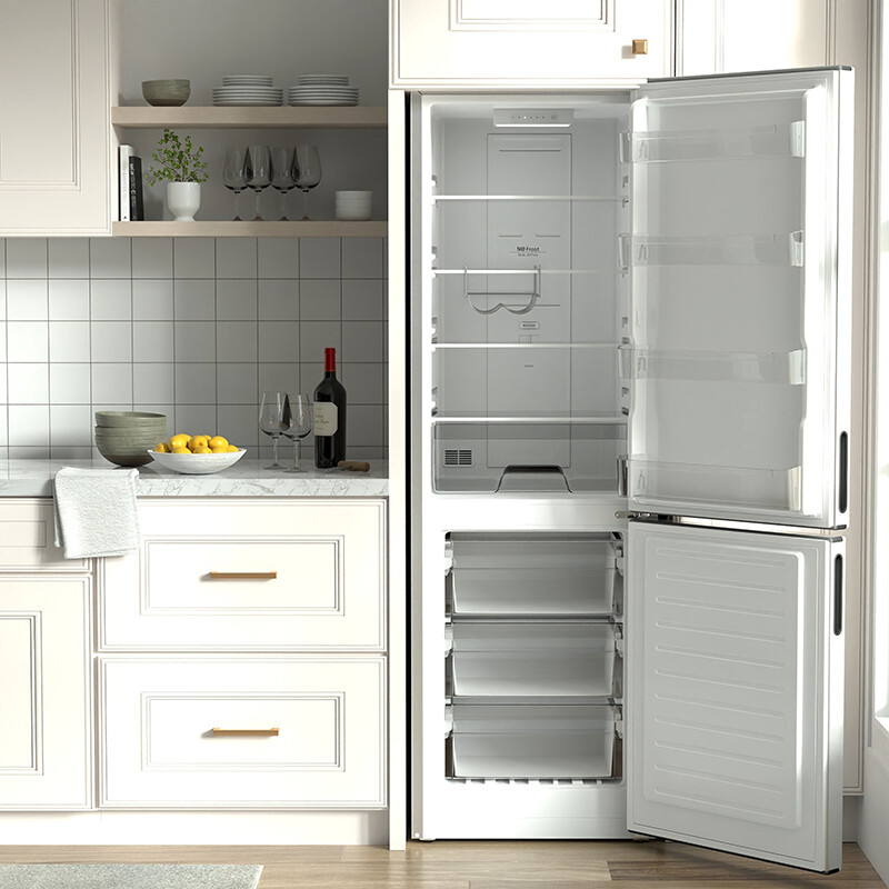 Conserv 11cf Bottom Freezer Refrigerator 24in w/ WINE RACK 110V MDRF359WE