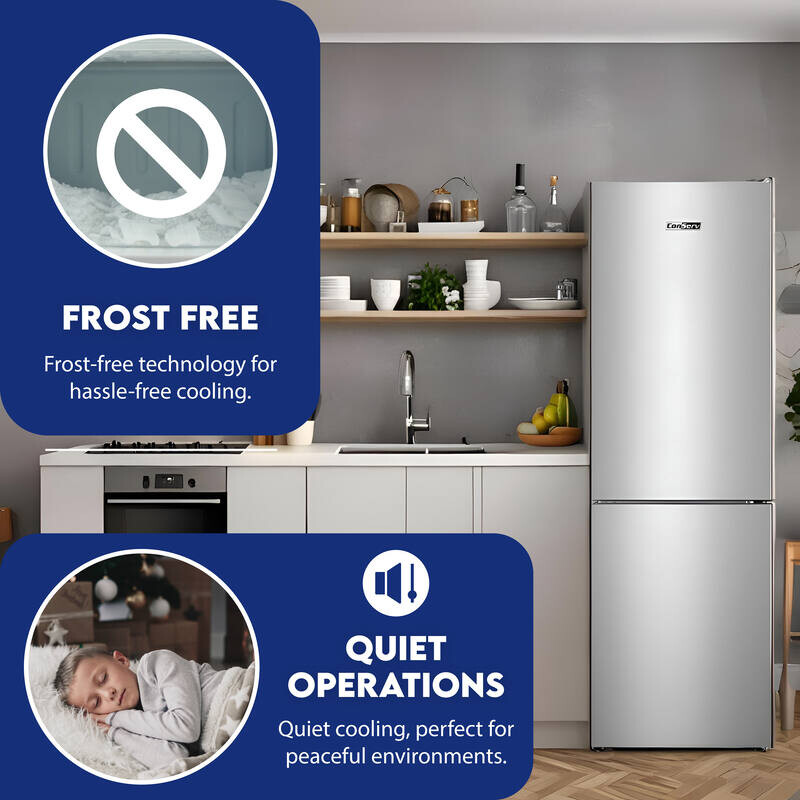 Conserv 11.5cf Tall Frost Free Ref-Freezer 24in Wine Rack E-Star 43dB MDRF3761150