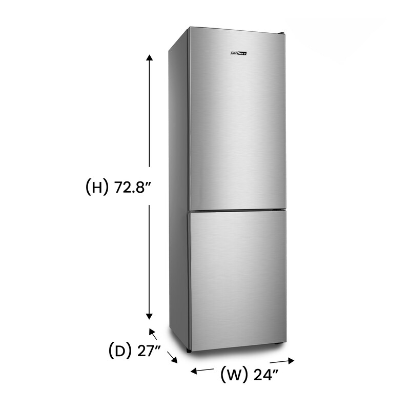 Conserv 11.5cf Tall Frost Free Ref-Freezer 24in Wine Rack E-Star 43dB MDRF3761150