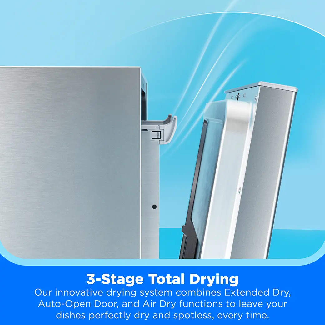 24" Top Control Dishwasher with 3-Stage Total Drying MDT24P3CST