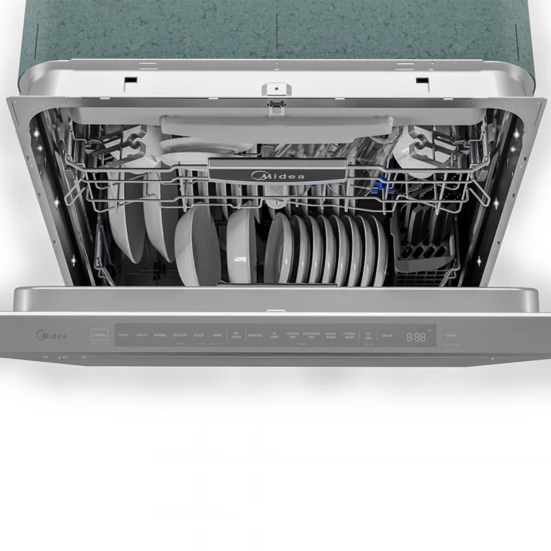 Smart 45 dBA Top Control 24-in Built-In Dishwasher (Stainless Steel) MDT24P5AST