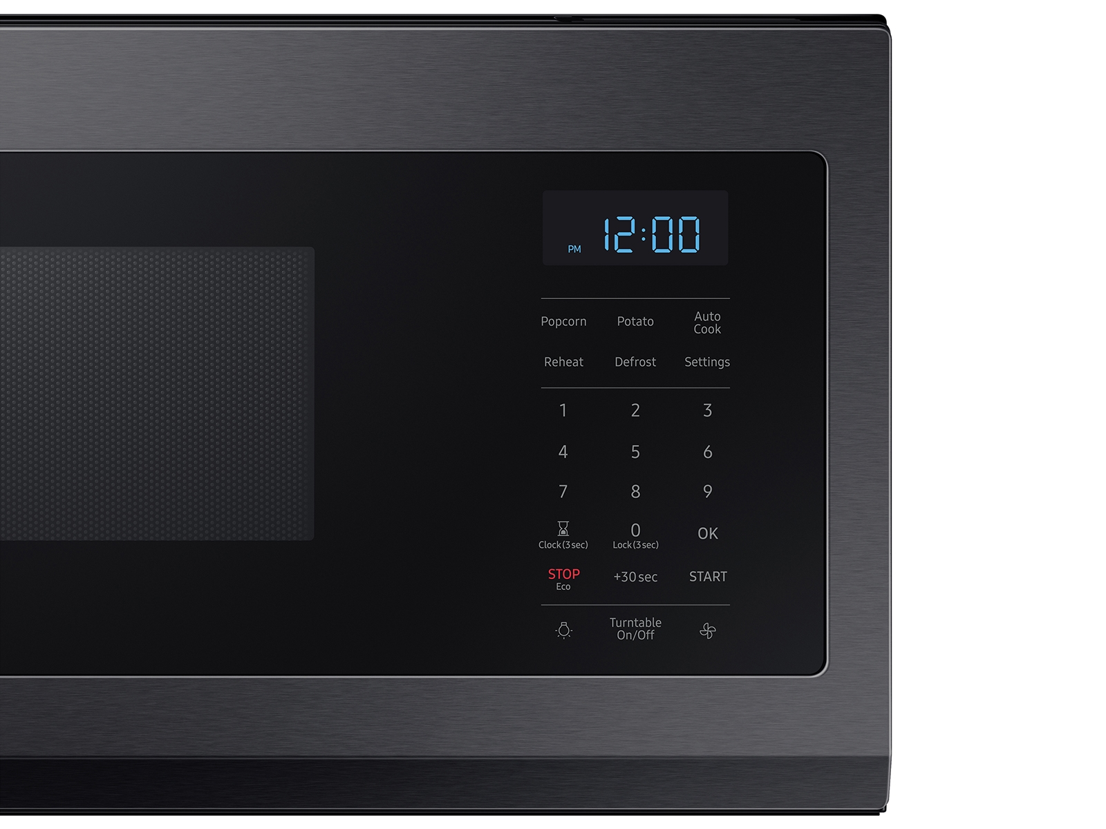 1.1 cu. ft. Smart SLIM Over-the-Range Microwave with 400 CFM Hood Ventilation, Wi-Fi & Voice Control in Black Stainless Steel ME11A7510DGAA