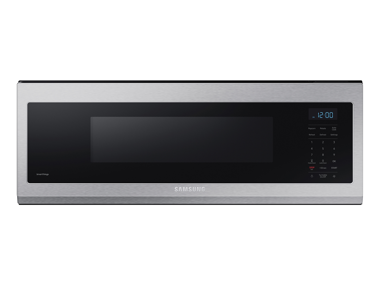 1.1 cu. ft. Smart SLIM Over-the-Range Microwave with 400 CFM Hood Ventilation, Wi-Fi & Voice Control in Stainless Steel ME11A7510DSAA