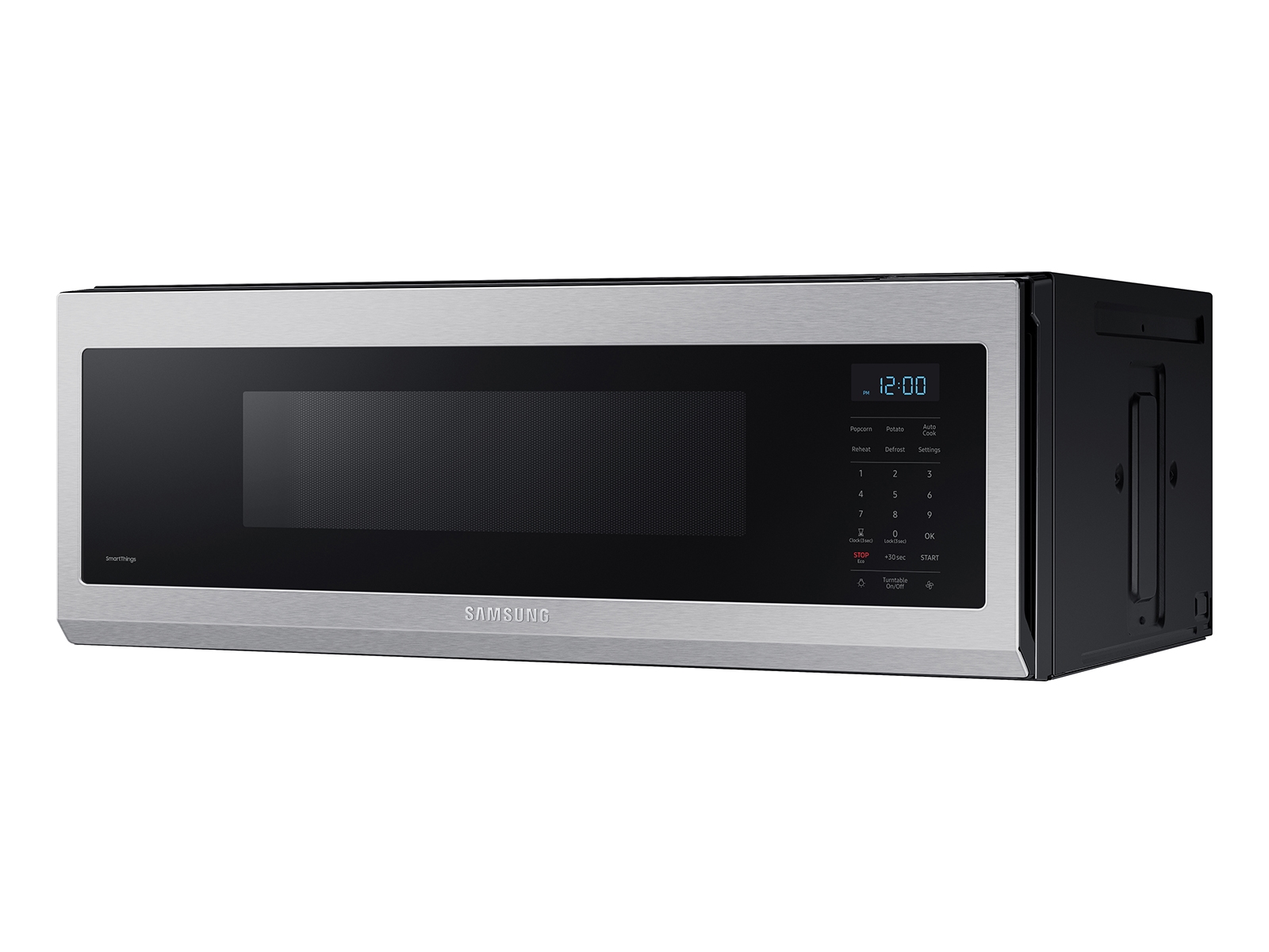 1.1 cu. ft. Smart SLIM Over-the-Range Microwave with 400 CFM Hood Ventilation, Wi-Fi & Voice Control in Stainless Steel ME11A7510DSAA
