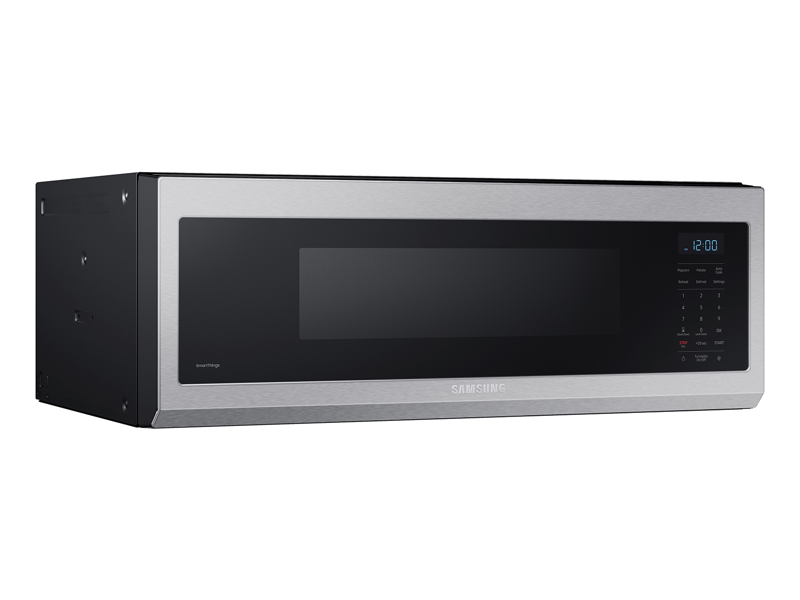 1.1 cu. ft. Smart SLIM Over-the-Range Microwave with 400 CFM Hood Ventilation, Wi-Fi & Voice Control in Stainless Steel ME11A7510DSAA