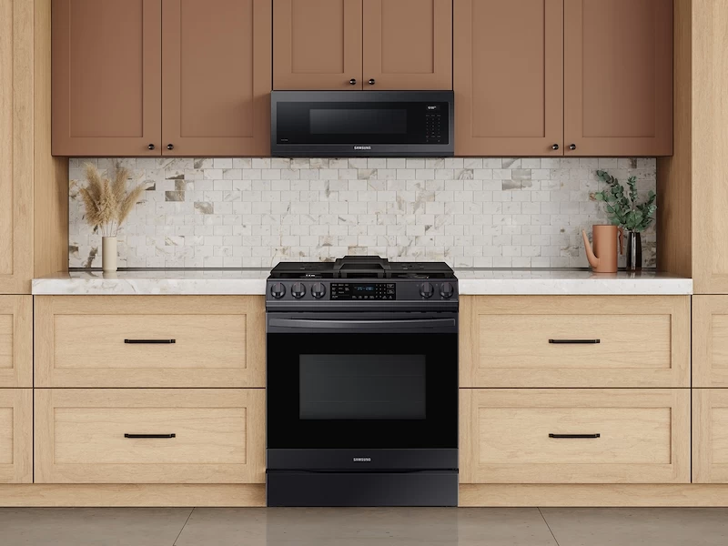 1.1 cu. ft. Smart SLIM Over-the-Range Microwave with 550 CFM Hood Ventilation, Wi-Fi & Voice Control ME11A7710DGAA