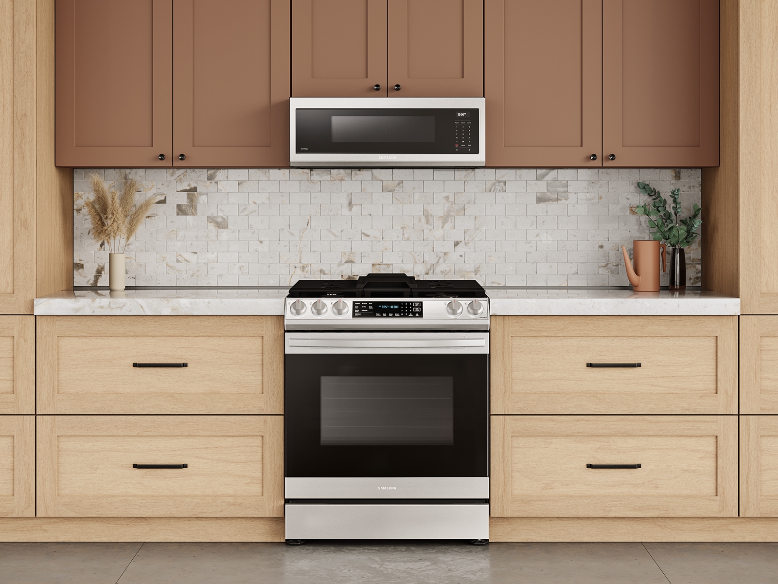 1.1 cu. ft. Smart SLIM Over-the-Range Microwave with 550 CFM Hood Ventilation, Wi-Fi & Voice Control in Stainless Steel ME11A7710DSAA