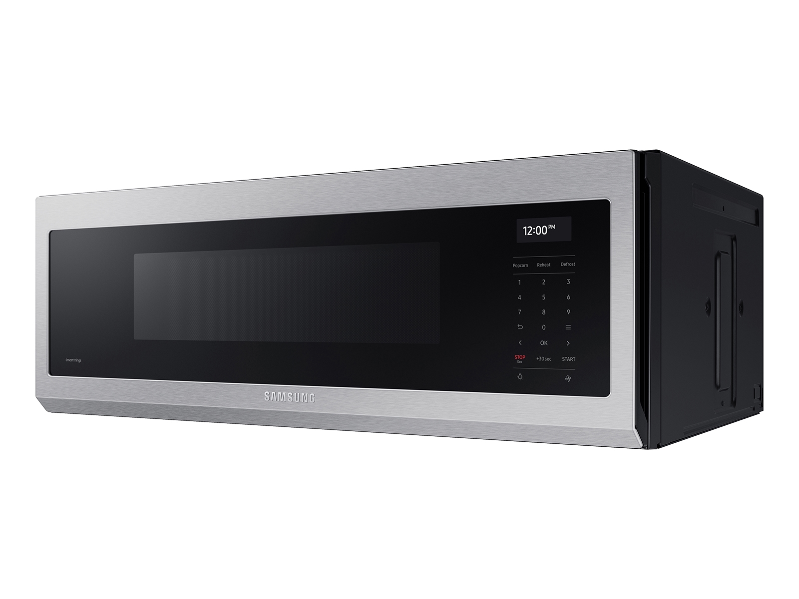 1.1 cu. ft. Smart SLIM Over-the-Range Microwave with 550 CFM Hood Ventilation, Wi-Fi & Voice Control in Stainless Steel ME11A7710DSAA