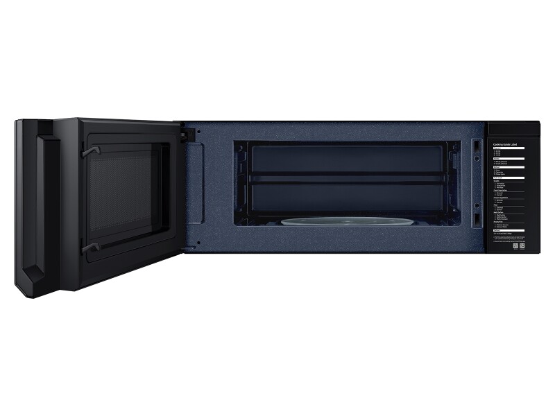 1.1 cu. ft. Smart SLIM Over-the-Range Microwave with 400 CFM Ventilation in Matte Black Steel ME11F7510MTAA