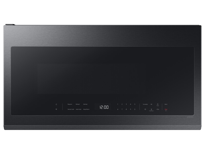 2.1 cu. ft. Over-the-Range Microwave with Wi-Fi in Matte Black Steel ME21DG6300MTAA