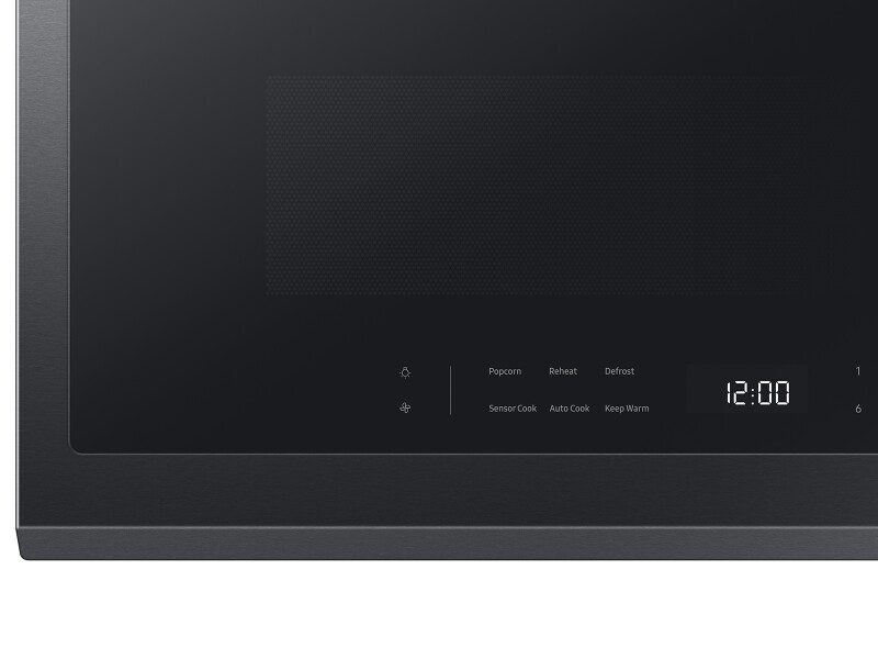 2.1 cu. ft. Over-the-Range Microwave with Wi-Fi in Matte Black Steel ME21DG6300MTAA