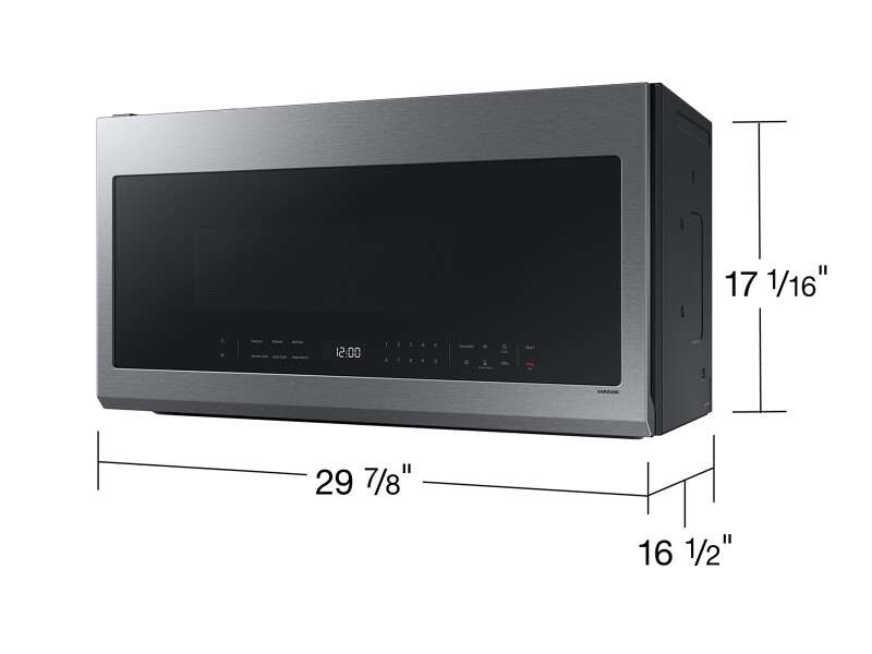 2.1 cu. ft. Over-the-Range Microwave with Wi-Fi in Fingerprint Resistant Stainless Steel ME21DG6300SRAA