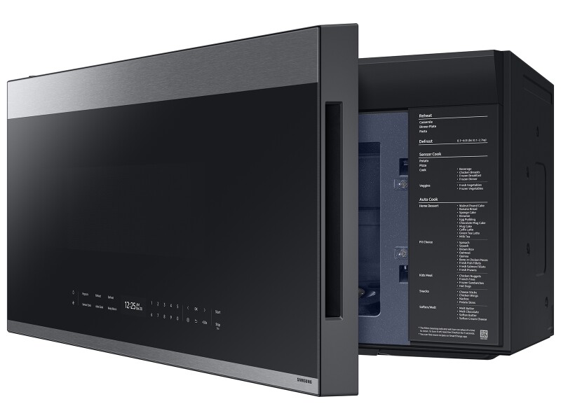 Bespoke 2.1 cu. ft. Over-the-Range Microwave with Auto Dimming Glass Touch Controls in Fingerprint Resistant Stainless Steel ME21DG6700SRAA