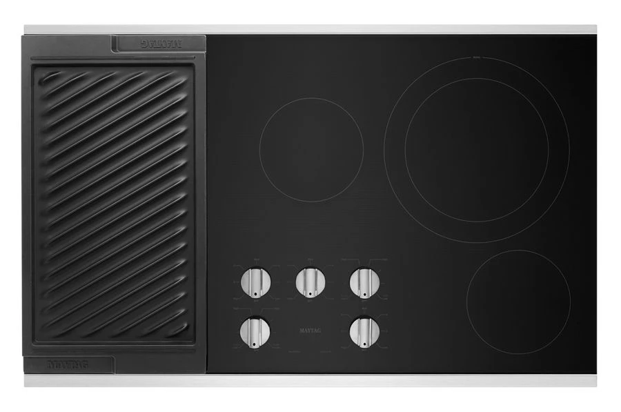 36-Inch Electric Cooktop with Reversible Grill and Griddle view 2