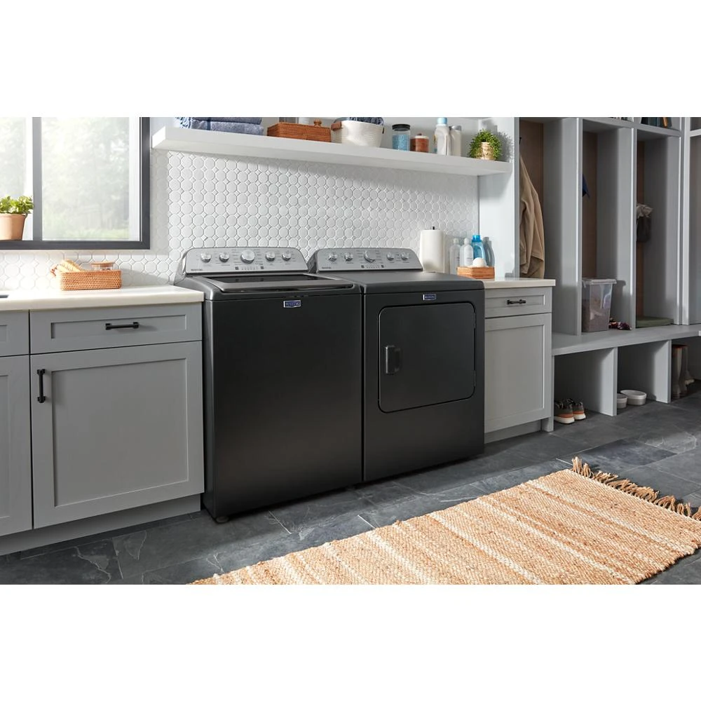 Top Load Electric Dryer with Steam-Enhanced Cycles - 7.0 cu. ft. MED5430PBK