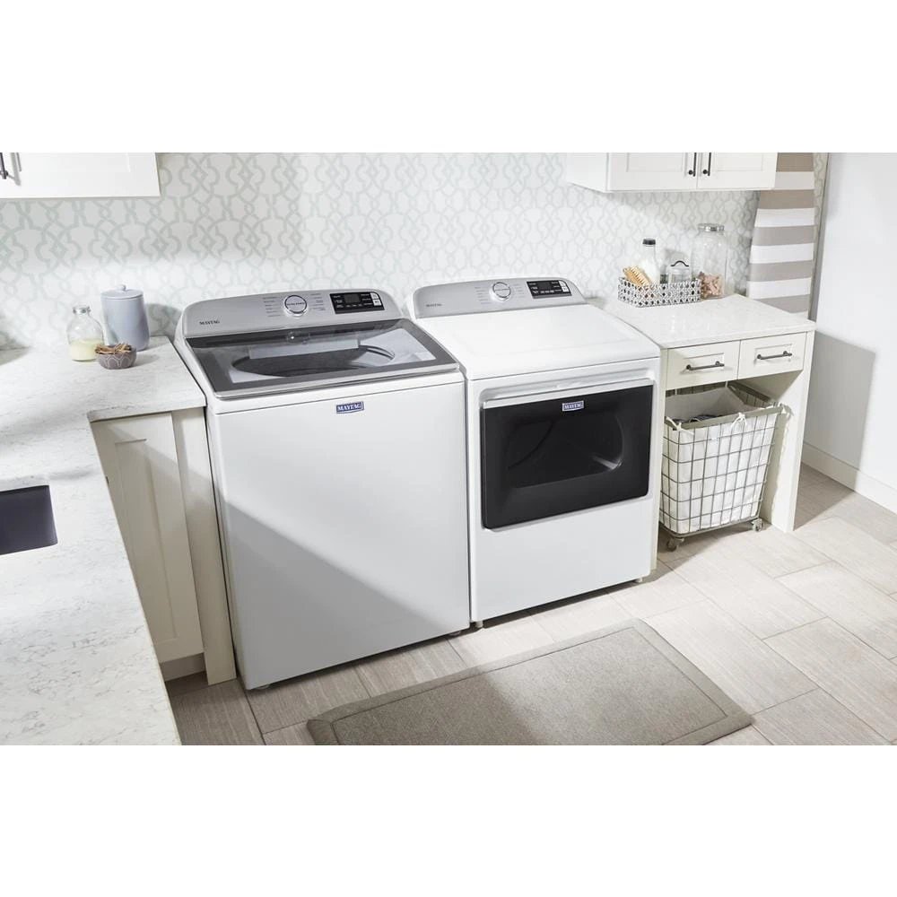 Smart Top Load Electric Dryer with Extra Power Button - 7.4 cu. ft. view 9