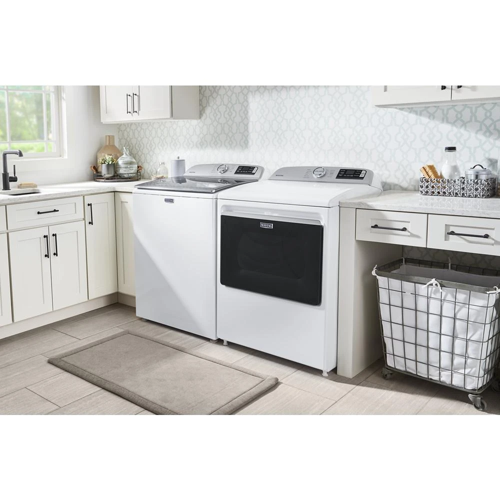 Smart Top Load Electric Dryer with Extra Power Button - 7.4 cu. ft. view 10