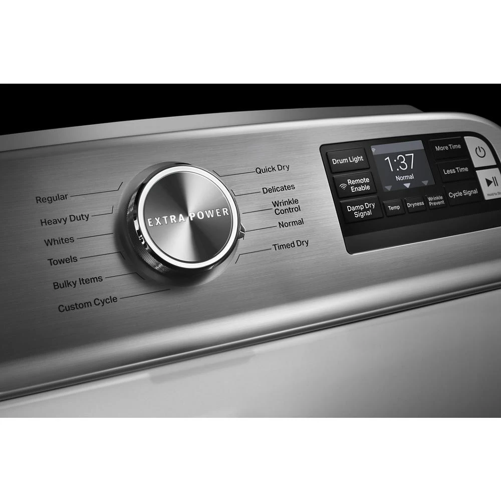 Smart Top Load Electric Dryer with Extra Power Button - 7.4 cu. ft. MED6230RHW