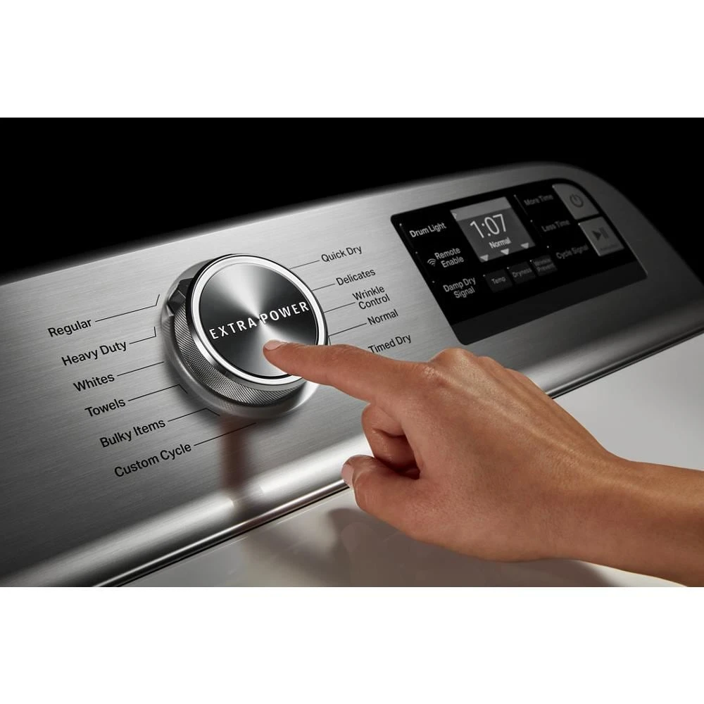 Smart Top Load Electric Dryer with Extra Power Button - 7.4 cu. ft. MED6230RHW