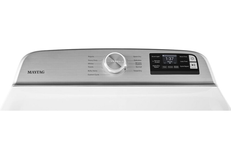 Smart Top Load Electric Dryer with Extra Power Button - 7.4 cu. ft. MED6230RHW
