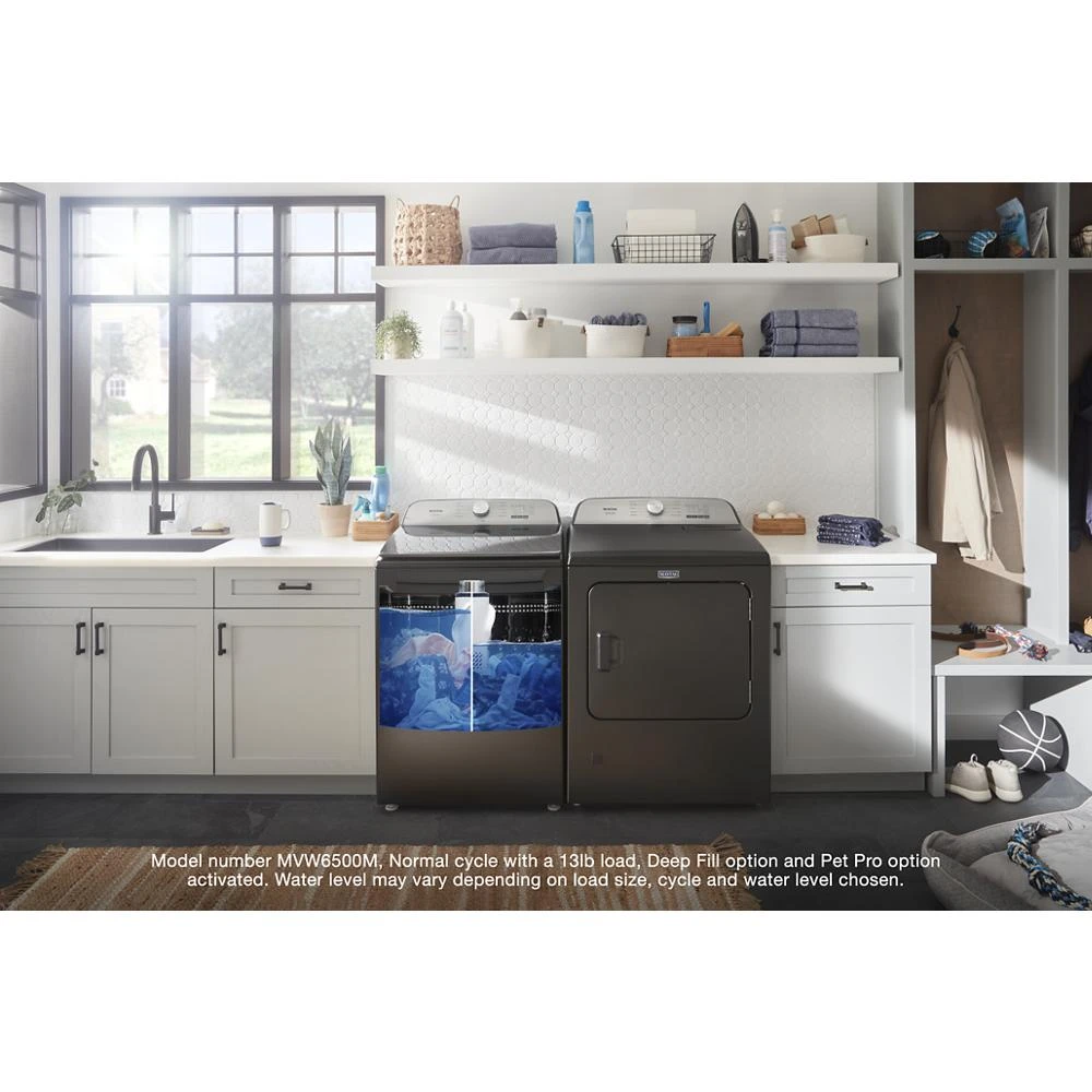 Pet Pro Top Load Electric Dryer - 7.0 cu. ft. MED6500MBK