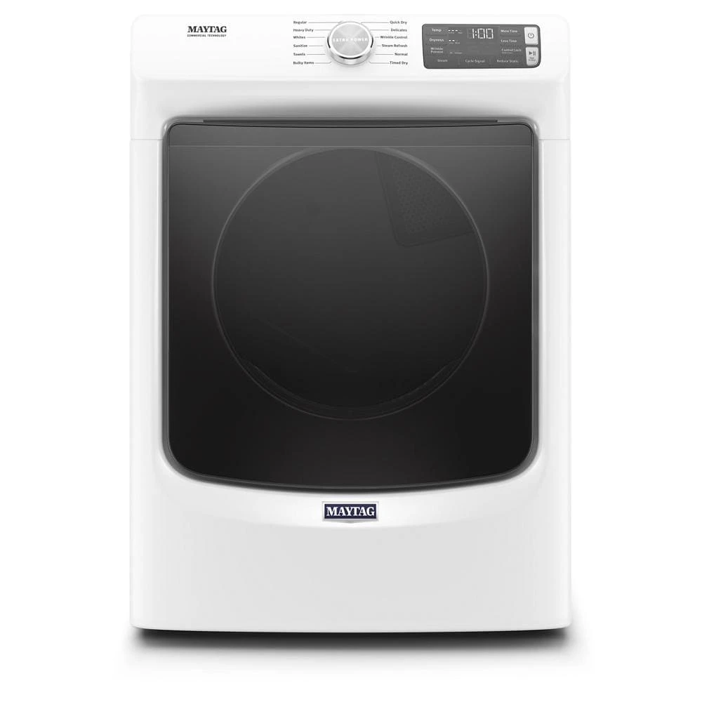 Maytag 7.3 Cu. Ft. White Electric Dryer - Thumbnail 2