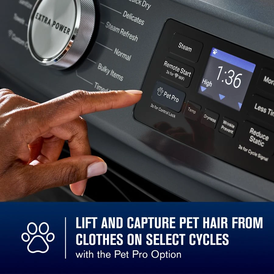 Smart Pet Pro Front Load Electric Dryer - 7.4 CU. FT. view 2