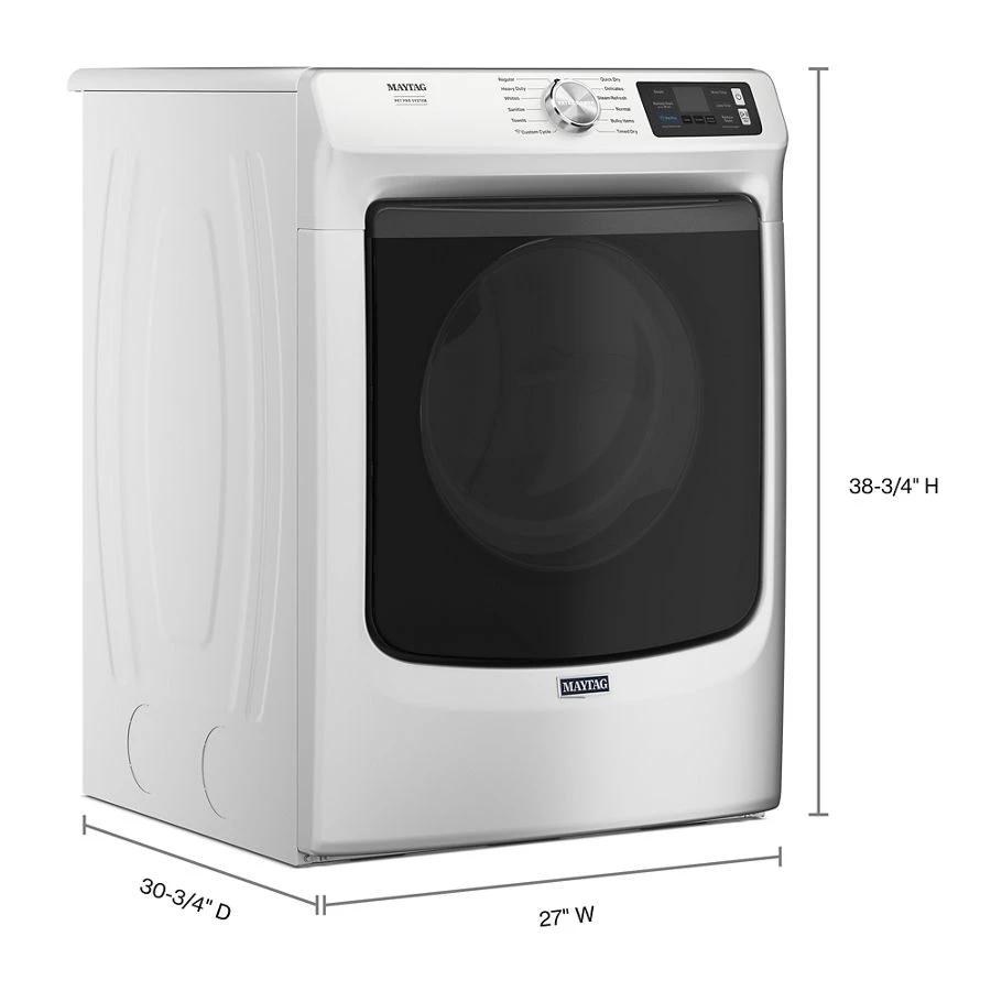 Smart Pet Pro Front Load Electric Dryer - 7.4 CU. FT. view 13