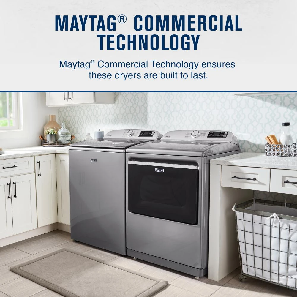 Smart Top Load Electric Dryer with Extra Power - 7.4 cu. ft. MED7230HC