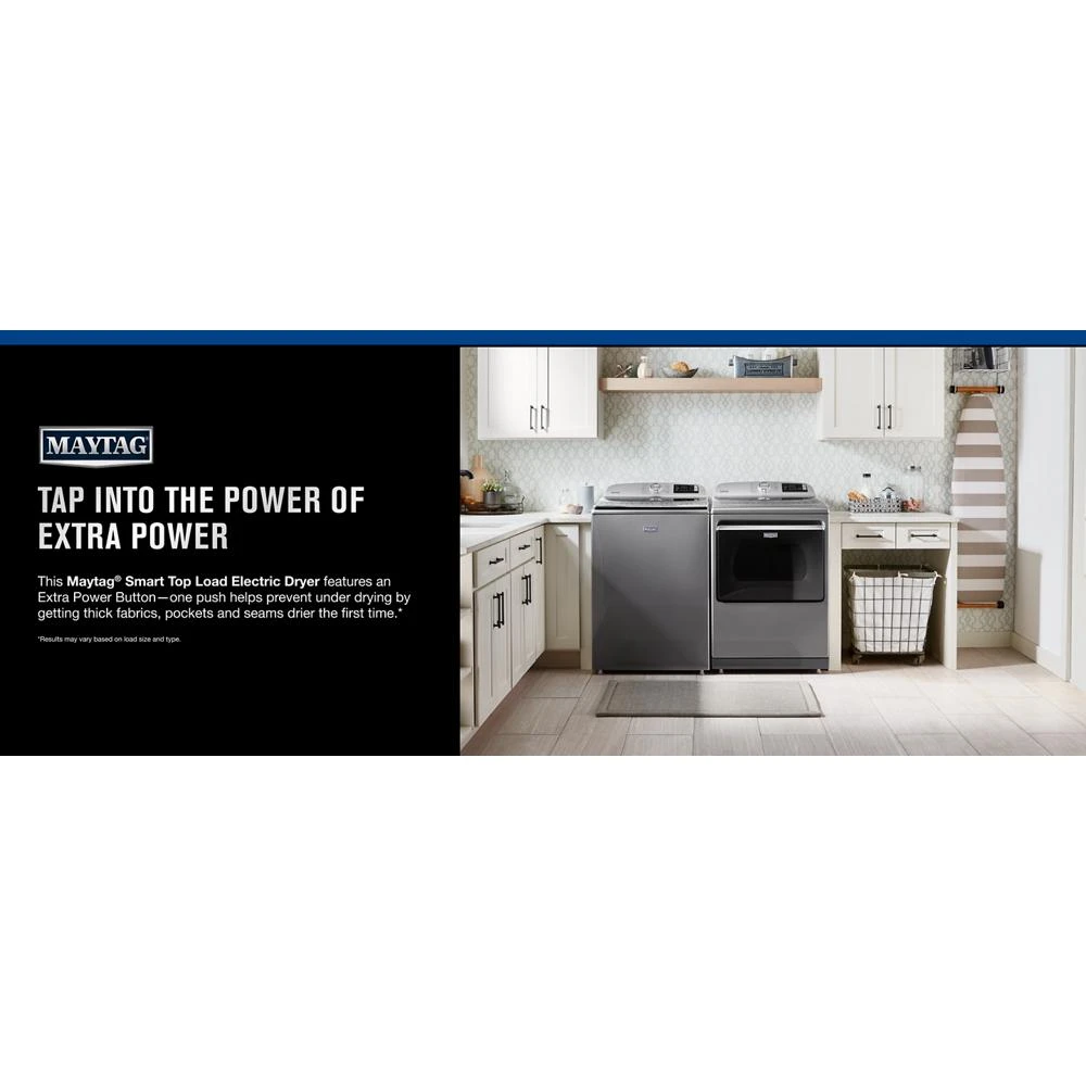 Smart Top Load Electric Dryer with Extra Power - 7.4 cu. ft. MED7230HC