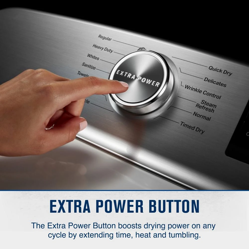 Smart Top Load Electric Dryer with Extra Power - 7.4 cu. ft. MED7230HC
