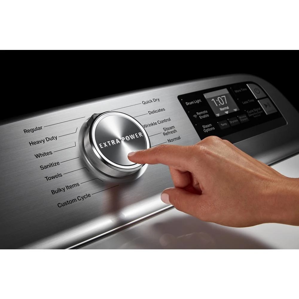 Smart Top Load Electric Dryer with Extra Power - 7.4 cu. ft. MED7230HW