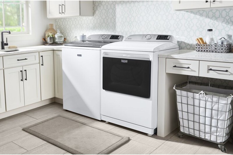 Smart Top Load Electric Dryer with Extra Power - 7.4 cu. ft. MED7230HW