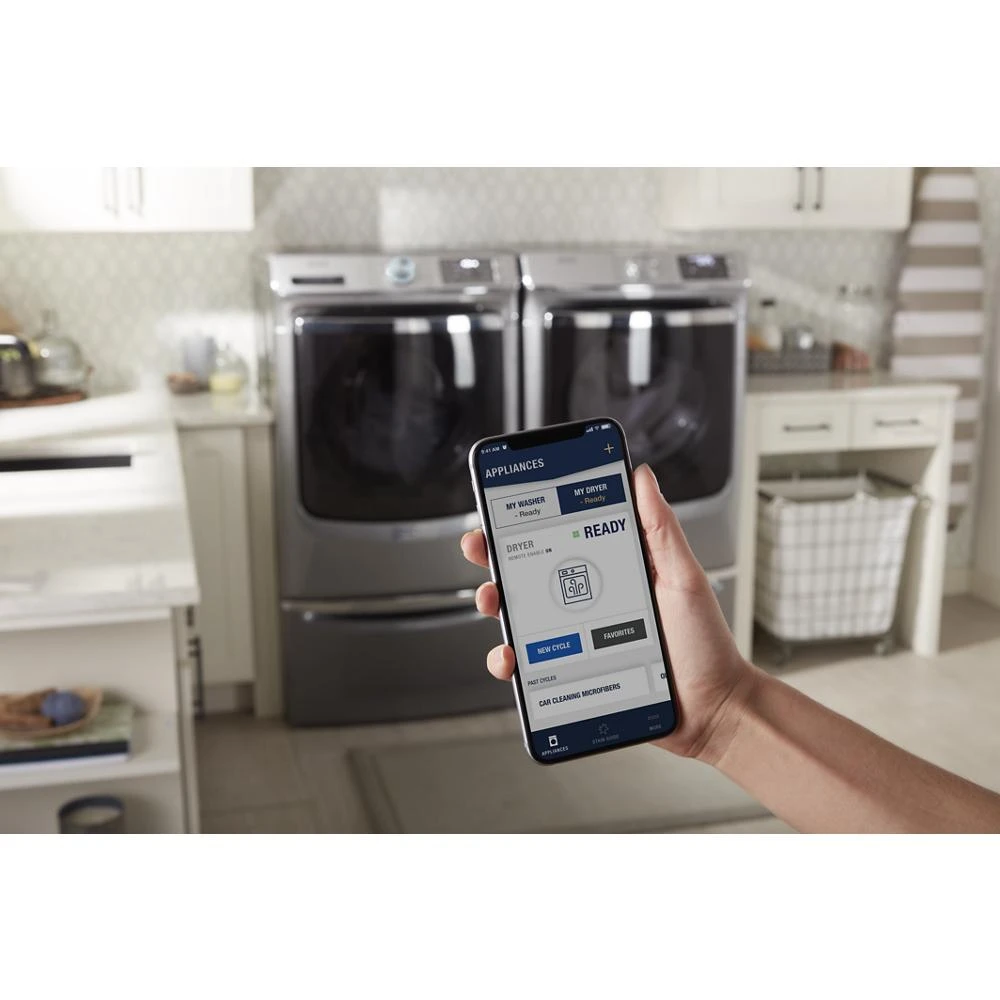 Smart Front Load Electric Dryer with Extra Power and Advanced Moisture Sensing Plus - 7.3 cu. ft. view 39